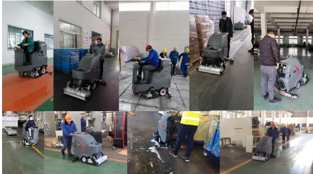 高美洗掃一體機(jī)，助力工廠地面高效清潔